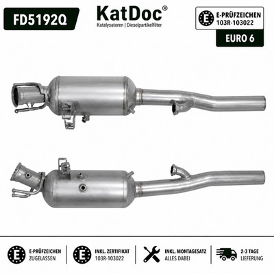   DPF Partikelfilter Mercedes A B CLA GLA 180 200 220 CDI Euro 6 Silizium