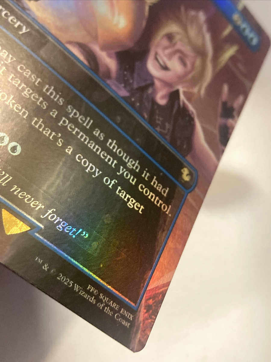MTG Flash Photography (Borderless Foil) Commander: Final Fantasy