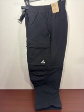 Nike ACG Smith Summit Pants Shorts Convertible Black Cordura HV0591-010 Size MED