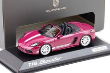 Minichamps 1/43 Porsche 718 Boxster 982 Style Edition Ruby Stone Red Model Car