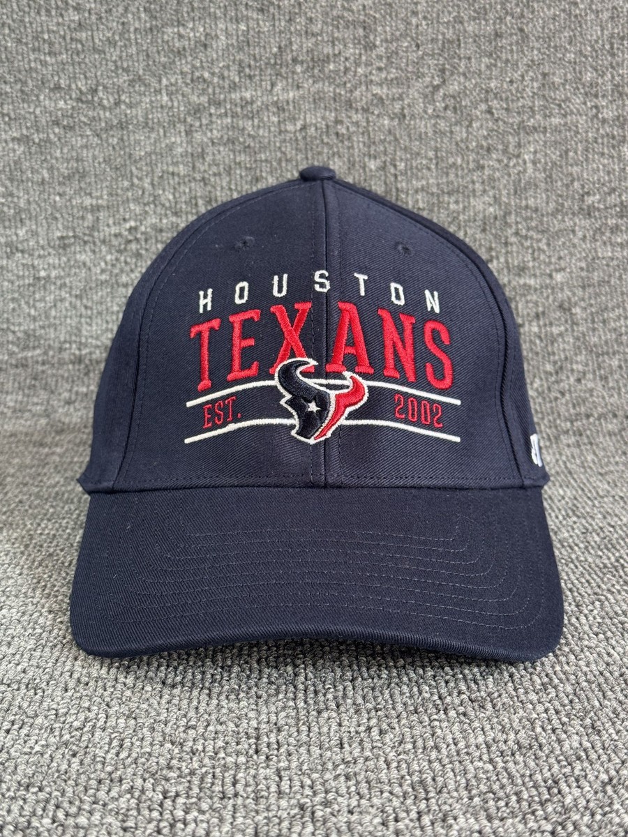 '47 Brand Houston Texans NFL Strapback Cap Navy Blue TEXANS EST 2002 H