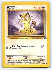 Meowth Unlimited Common Jungle 56/64 LP on eBay