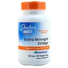 Doctor's Best Extra Strength Ginkgo (120mg)  120 vcaps