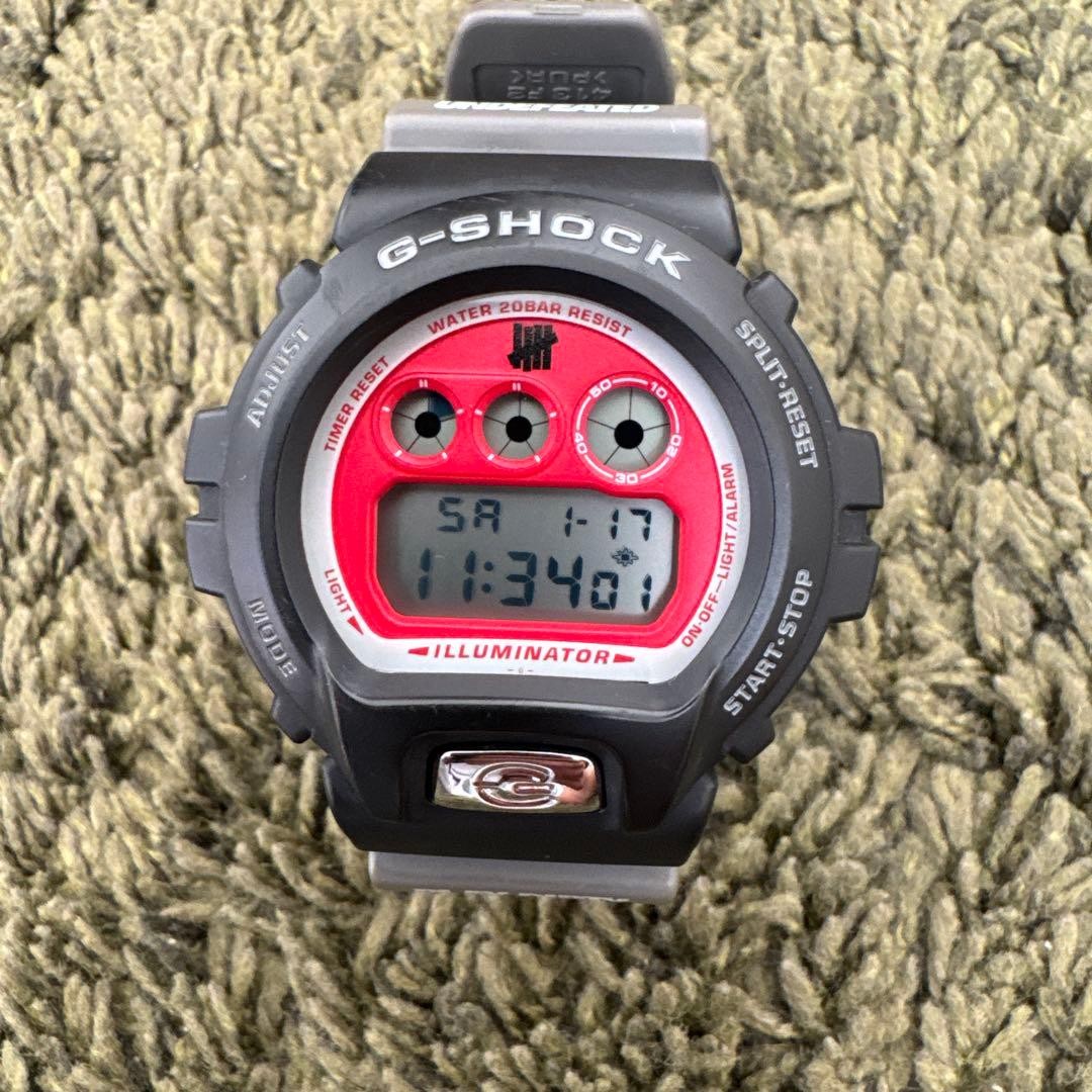 G SHOCK DW6900UD UNDEFEATED Digital Watch Red Black Limited Gear 