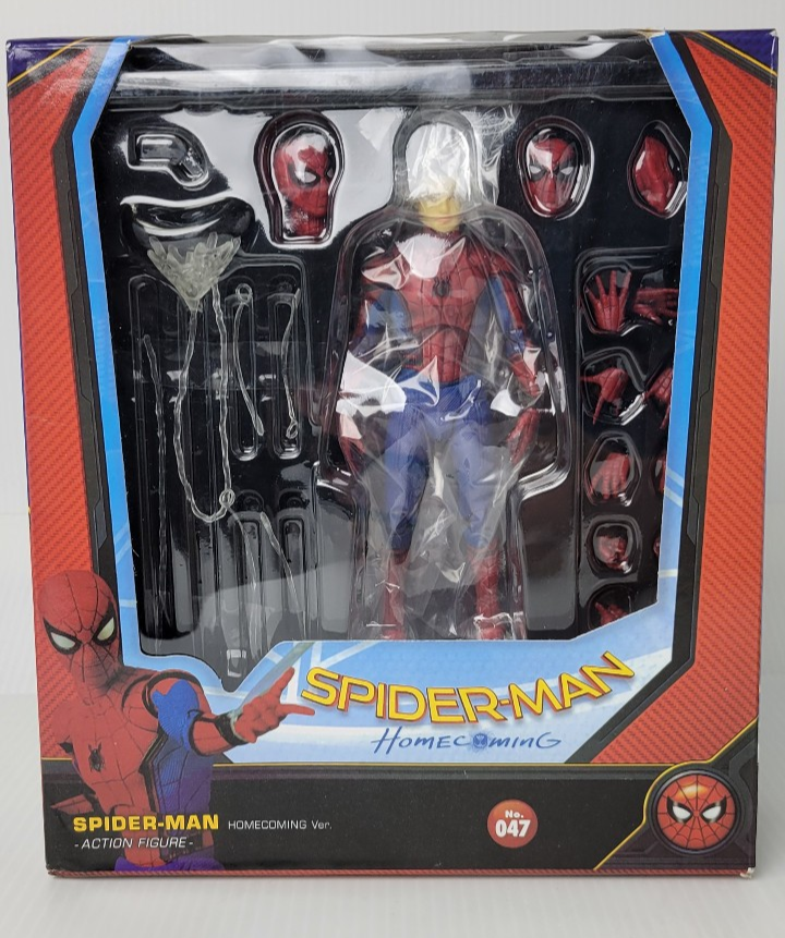 BOOTLEG Mafex 47 Spider Man Action Figure Spiderman Homecoming | eBay