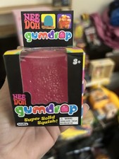Nee Doh Gumdrop Super Squish Satisfying Squeeze Toy, Pink, Ages 3