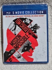 Mission Impossible: 5 Movie Collection Blu-Ray NEW SEALED M:1/M:2/M:3/Ghost/Ro
