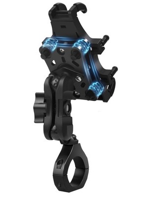 ZIDIYORUO Anti-Vibration UTV Phone Mount Heavy Duty, 7.48x4.33x3.15'', Black
