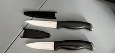 Set of 2 KitchenAid Ceramic Paring Knives 3" & 4" NEW