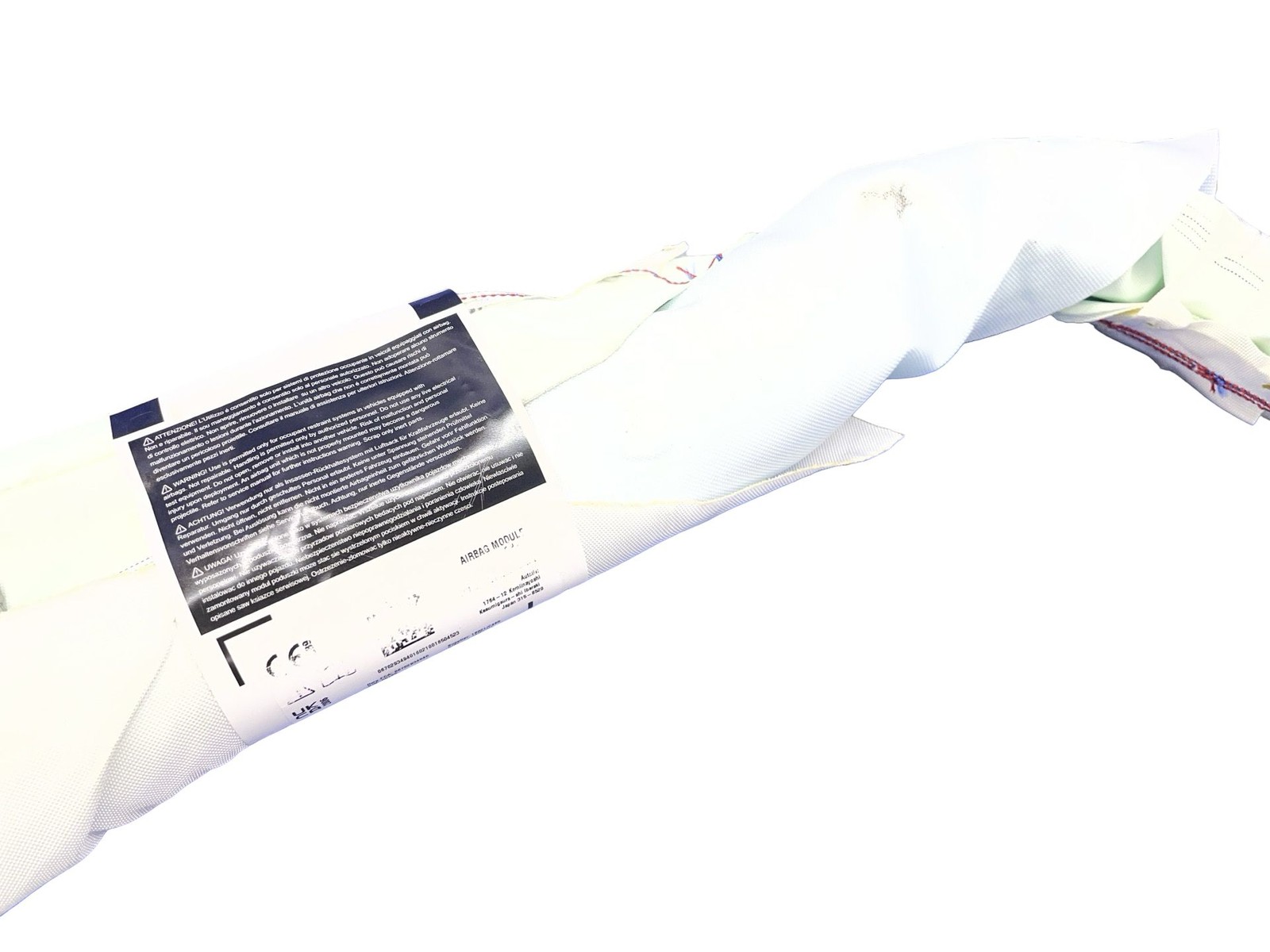 2023-2026 MASERATI GRECALE M182 TOP UPPER LEFT ROOF AIR CURTAIN BAG SRS ASSEMBLY