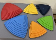 Steppingstones for Kids Balance/Agility 6pc. Set Various Size/Colors EUC