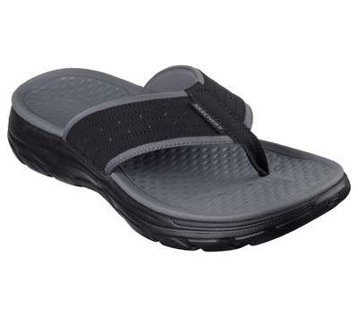 Men's Skechers Relaxed Fit: Revolted SD Mavis Sandal, 205166 /BLK Multiple Sizes