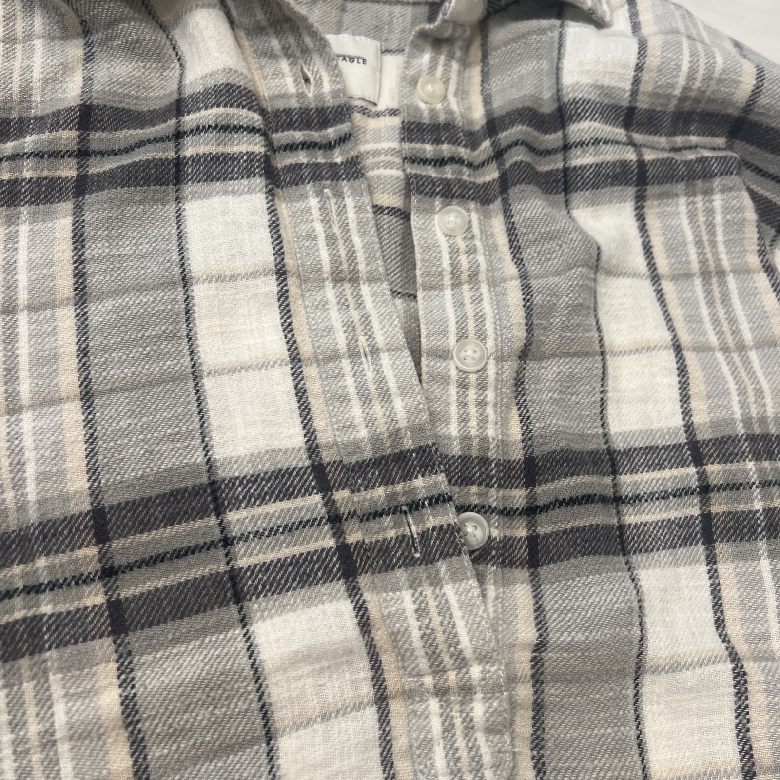 American Eagle Oversized Pullover Flannel Long Sl… - image 7