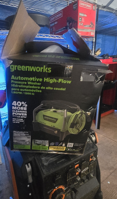 #ad Greenworks Automotive High Flow 1200 PSI 1.8 GPM Electric Pressure Washer Kit $67.00