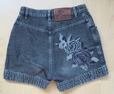 jeans shorts damen kenzo vintage xs