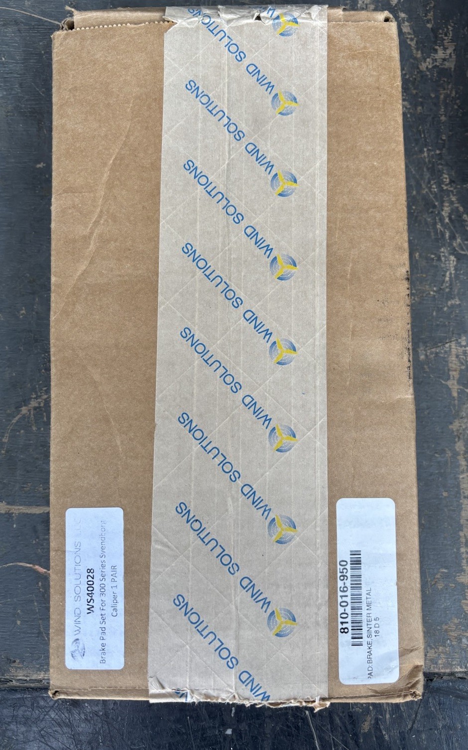 WS40028: Wind Solutions Sintered Brake Pad Set For Siemens 2.3 Wind Turbines