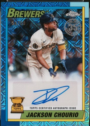 2025 Topps 1990 35TH ANNIVERSARY RELIC #T90R-JCH JACKSON CHOURIO