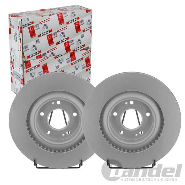 2X Ferodo 320Mm Bremsscheiben BelÜFtet Vorne Passend FüR Mitsubishi Eclipse Outl-image