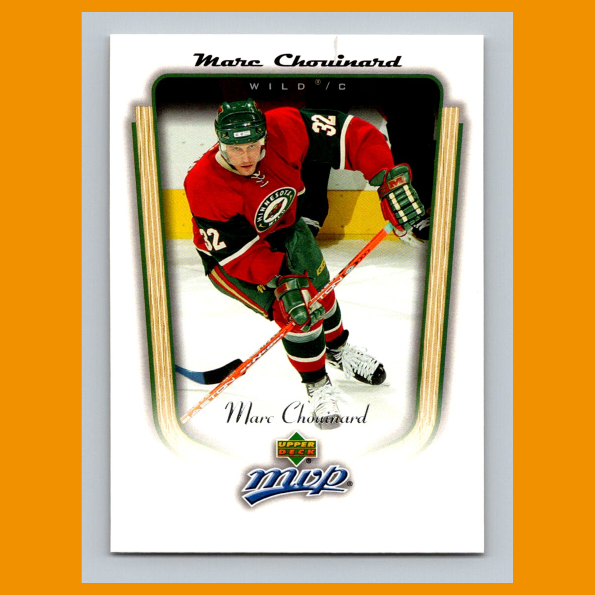 Marc Chouinard #198 2005 Upper Deck MVP Minnesota Wild Hockey Card