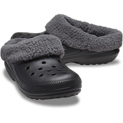 NWT Crocs Unisex-Adult Classic Blitzen IV Clogs, Black/Multi, 5 Men/7 Women M US