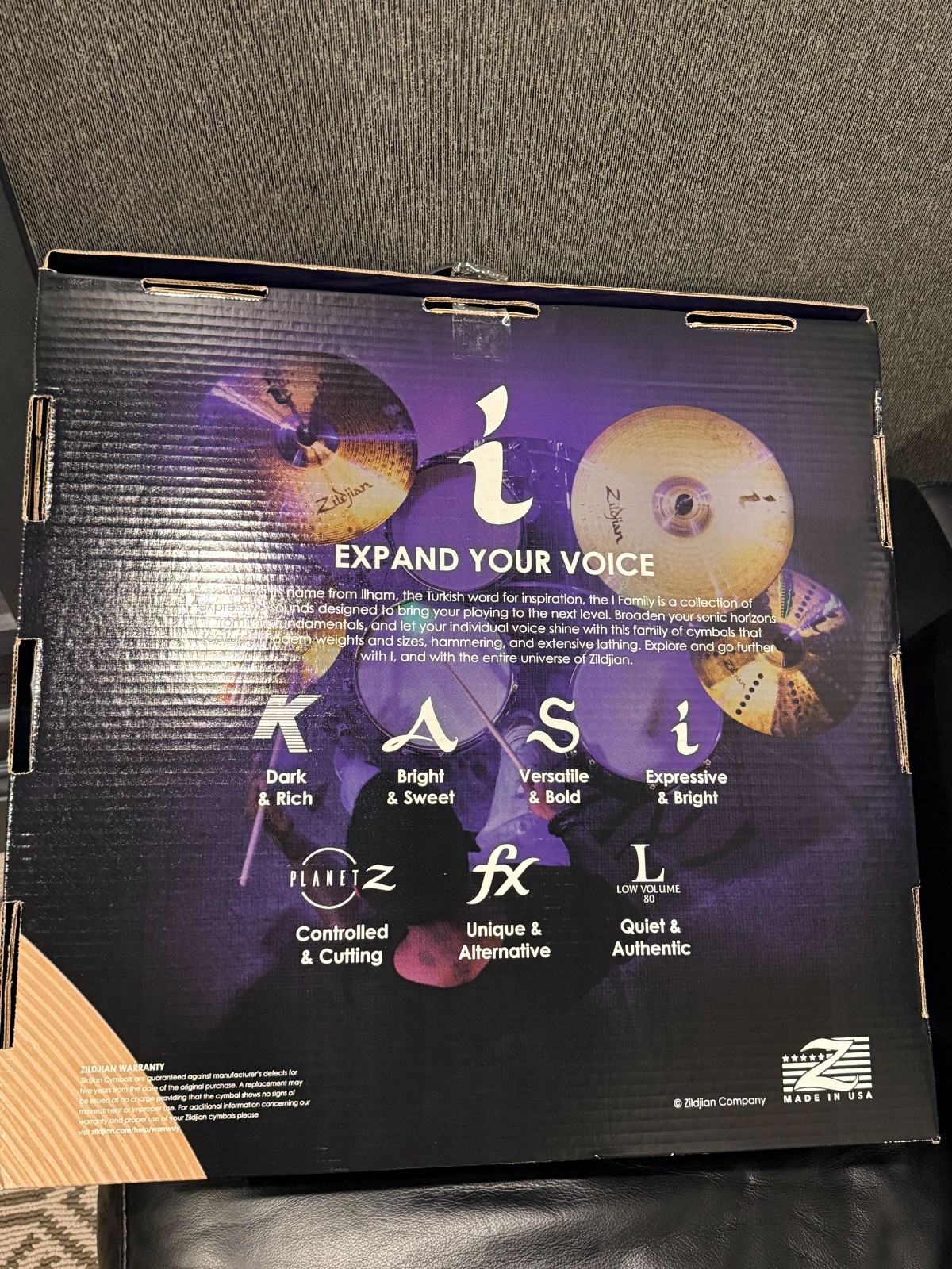 Zidjian I Essentials Cymbal Pack ILHESS with 14'' Hihats, and 18'' Crash Ride