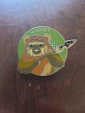 Disney Pin Star Wars Anime Wicket the Ewok Screen Tone Circles Mystery 2024 17 