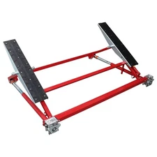 4409Lbs Dual Workbench Automobile Mini Tilting Hoist Car Lift 5.9"-23" Height