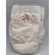 1 Single Vintage Huggies Diaper Size 5 White 2004 Disney Donald Daisy Duck Y2K