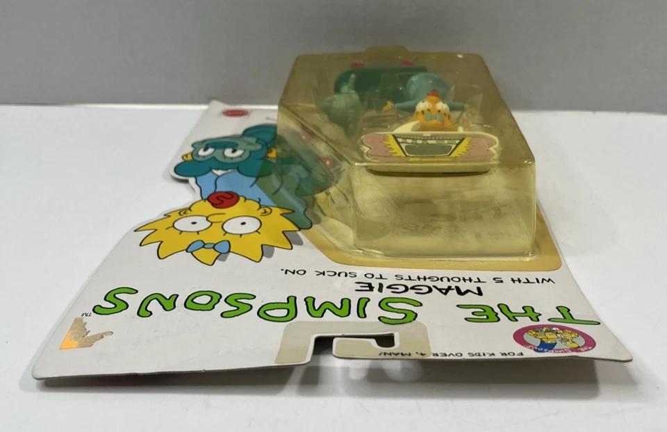 Los Simpson - Maggie "5 pensamientos para chupar" - Mattel 1990 - Nuevo en caja - Leer Desc. Foto 4 de 4