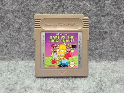THE SIMPSONS BART VS. THE JUGGERNAUTS NINTENDO GAMEBOY CLASSIC PAL/NOE MODUL