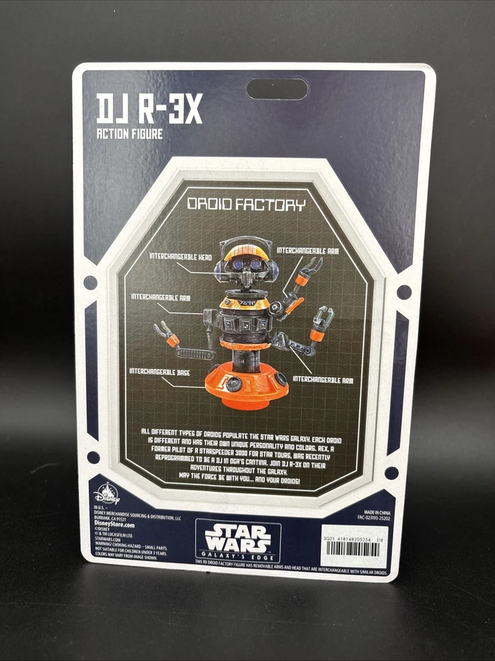 Disney Star Wars DJ R-3X Droid Factory Galaxy's Edge. Droid Depot. Foto 4 de 4