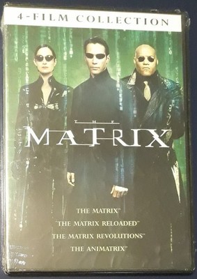 4-Film Collection The Matrix Brand New DVD 2016 Keanu Reeves SCI-FI Widescreen 