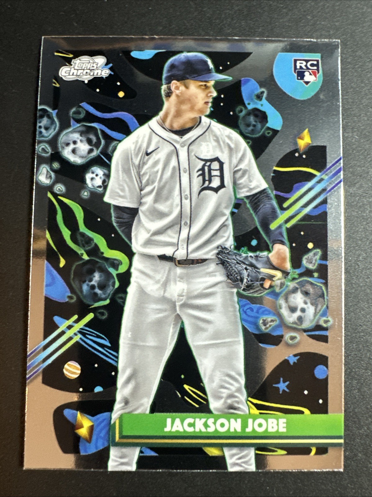 2025 Topps Chrome Cosmic Baseball Jackson Jobe RC #142 Tigers