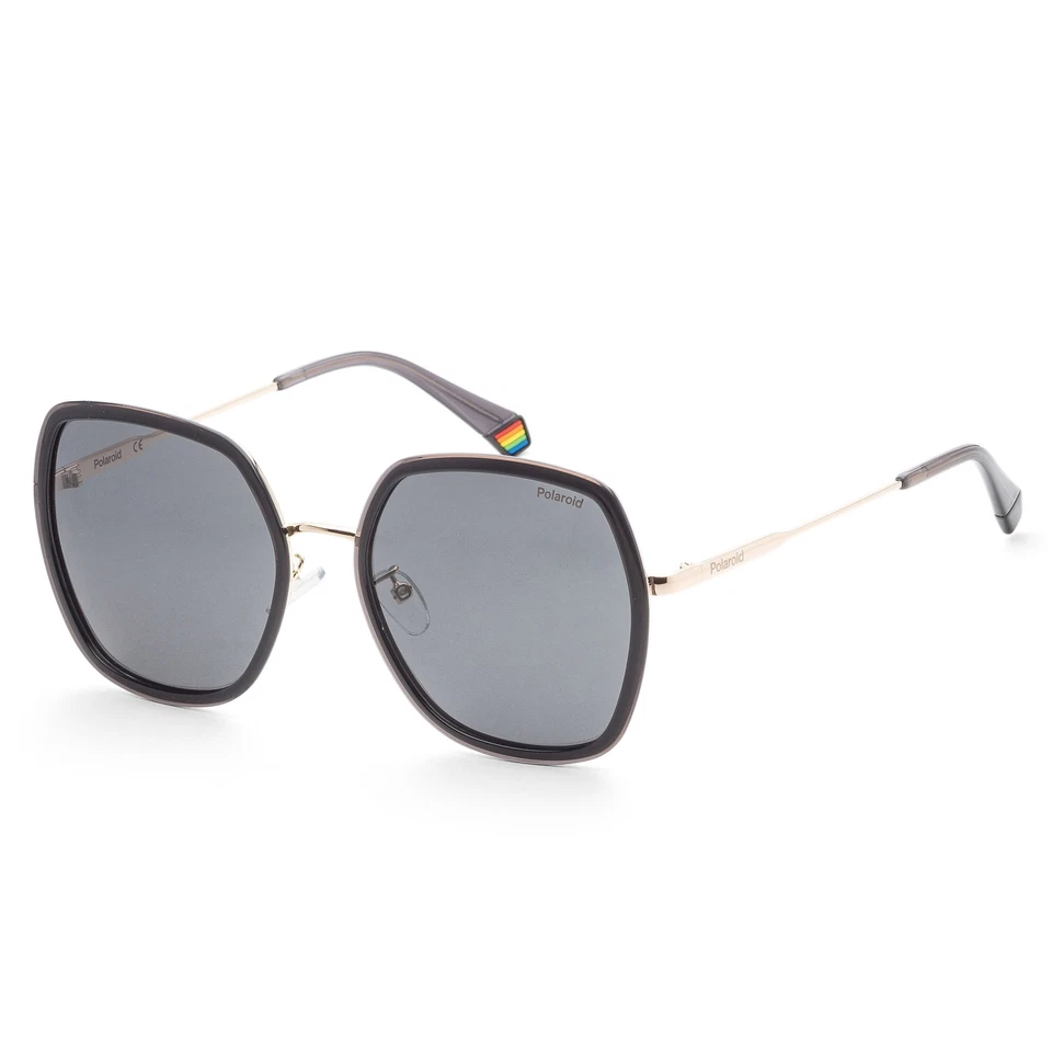 Gafas de sol polarizadas negras Polaroid para mujer 58 mm PLD6153GS-0KB7-M9