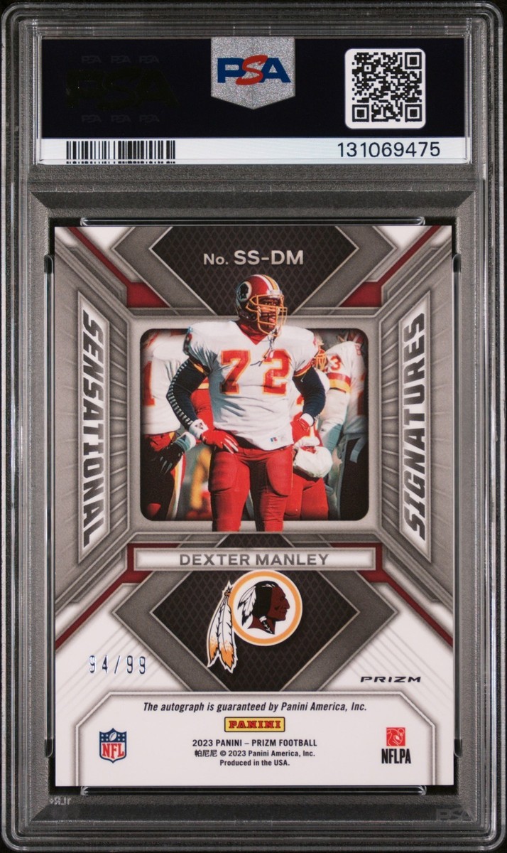 2023 Panini Prizm Sensational Signatures Dexter Manley /99 Auto