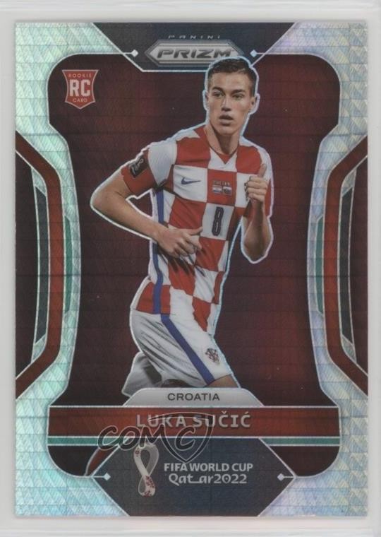 2022 Panini Prizm World Cup Qatar Hyper Prizm Luka Sucic Luka Sučić #62 wc7