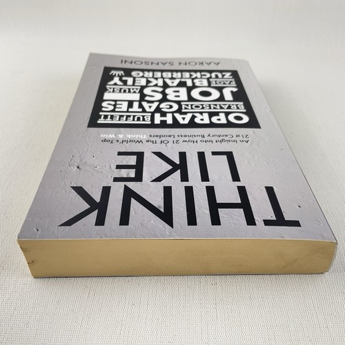Think Like: An Insight Into How 21... Aaron Sansoni Paperback Book *SIGNED* - Picture 7 of 11