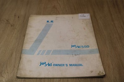 Kawasaki Jet Ski 550 Service Manual 99922-1400-01  1986 xb11567