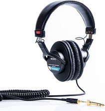 BLACK - Sony Professional Large Diaphragm Headphone MDR7506