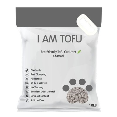 I AM TOFU - Natural Flushable Tofu Cat Litter, Low Dust Lightweight Clumping ...