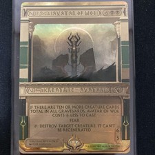 Avatar of Woe MTG foil Magic the Gathering MPS card used