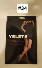 Killer Legs Sexy Black Fishnet Pantyhose #34 Halloween COS Play Maid Goth Punk