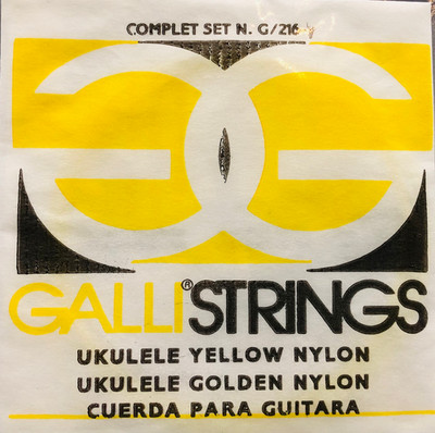 5 x Galli Strings G216Y Ukulele Gitarren Saiten Nylon 22/22  aus Insolven
