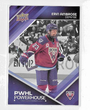 Erin Ambrose PS-5 2026 Upper Deck National Hockey Card Day PWHL Powerhouse