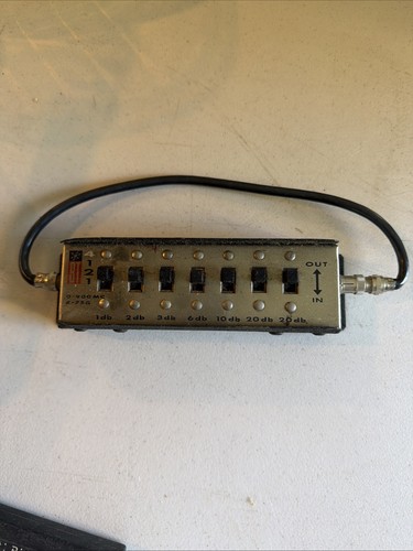 Blonder Tongue 4121 SA-7U Attenuator Slide Switch Module 1Db-20Db 0-900MC USA