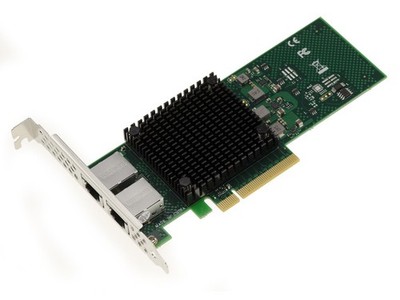 Pcie 3.0 8X DUAL Ethernet RJ45 10G 5G 2.5G 1G 2 Ports - Chipset Intel X710-T2