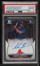 2023 Bowman Draft Chrome Prospect Nazzan Zanetello PSA 10 GEM MT Auto 09an