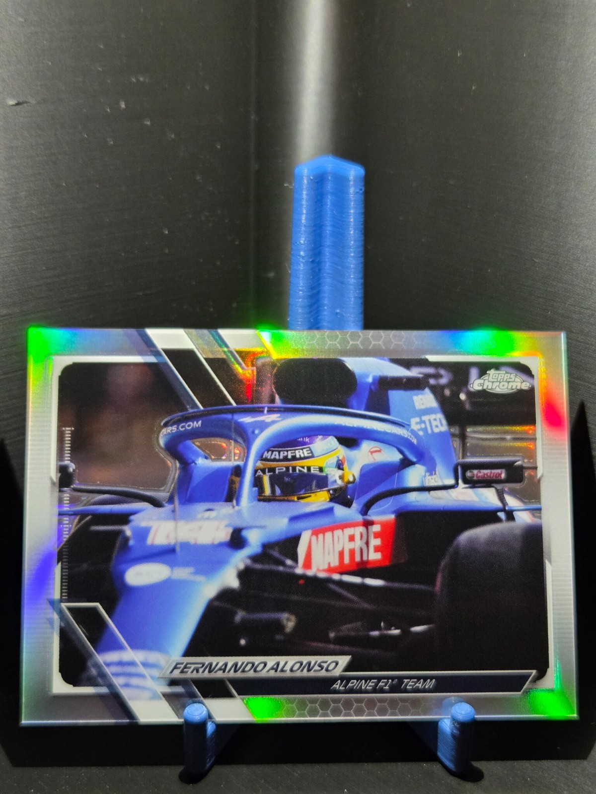 2021 Topps Chrome Formula 1 - Fernando Alonso Variation Image Refractor #9 NM-MT