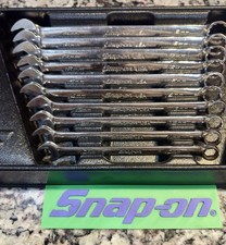 Snap-on Tools Soexm710 10-pc 12-pt Metric Combination Wrench Set 1019 Mm Snap-on Tools Soexm710 10-pc 12-pt Metric Combination Wrench Set 1019 Mm