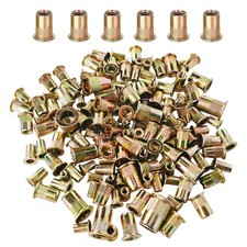 1/4"-20 Rivet Nut Rivnut RIV Nuts - 100pcs 1/4 20 UNC Rivet Nuts Kit, Carbon ...